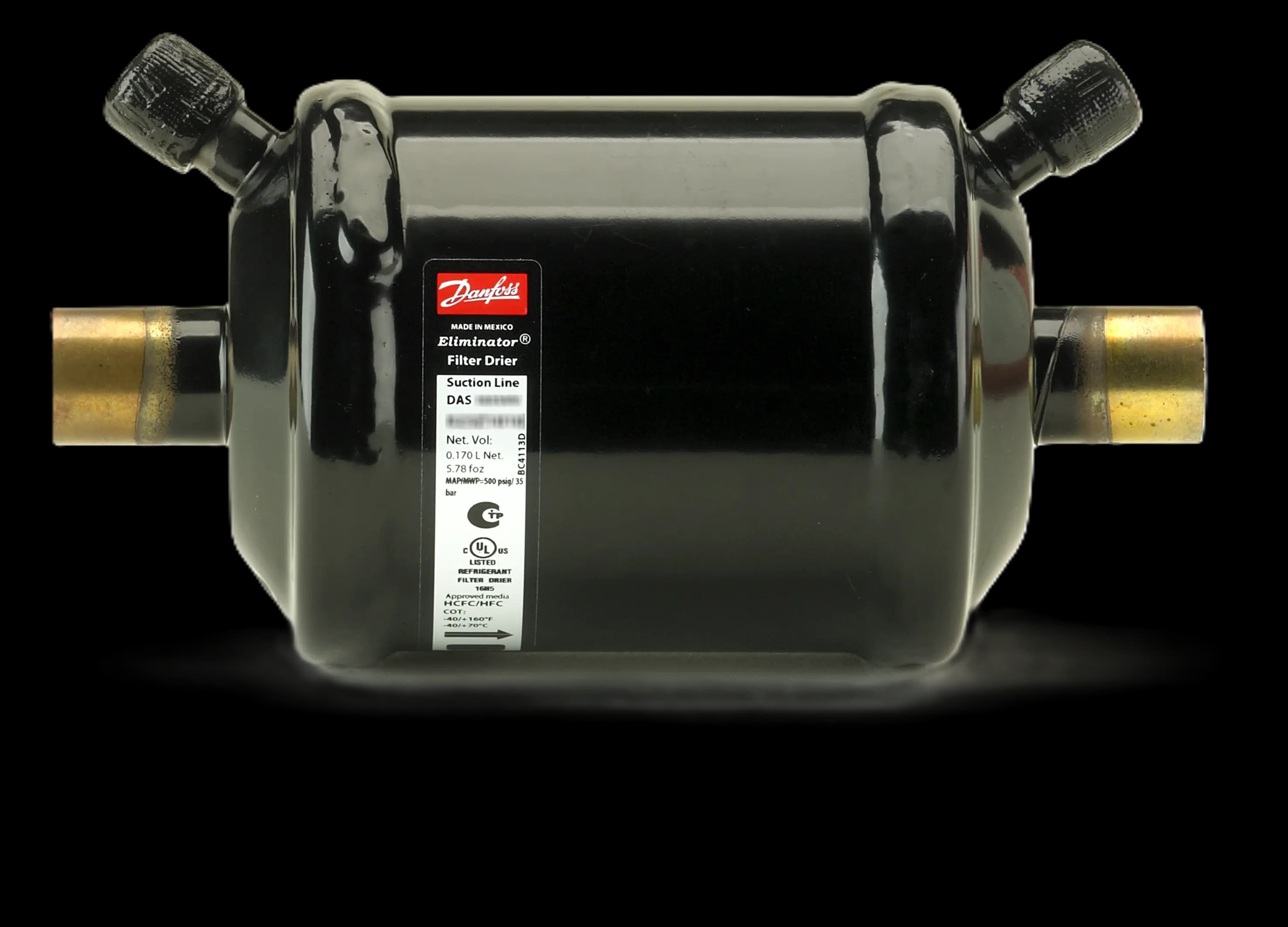 Filtro secador especial antiácidos 023Z1010